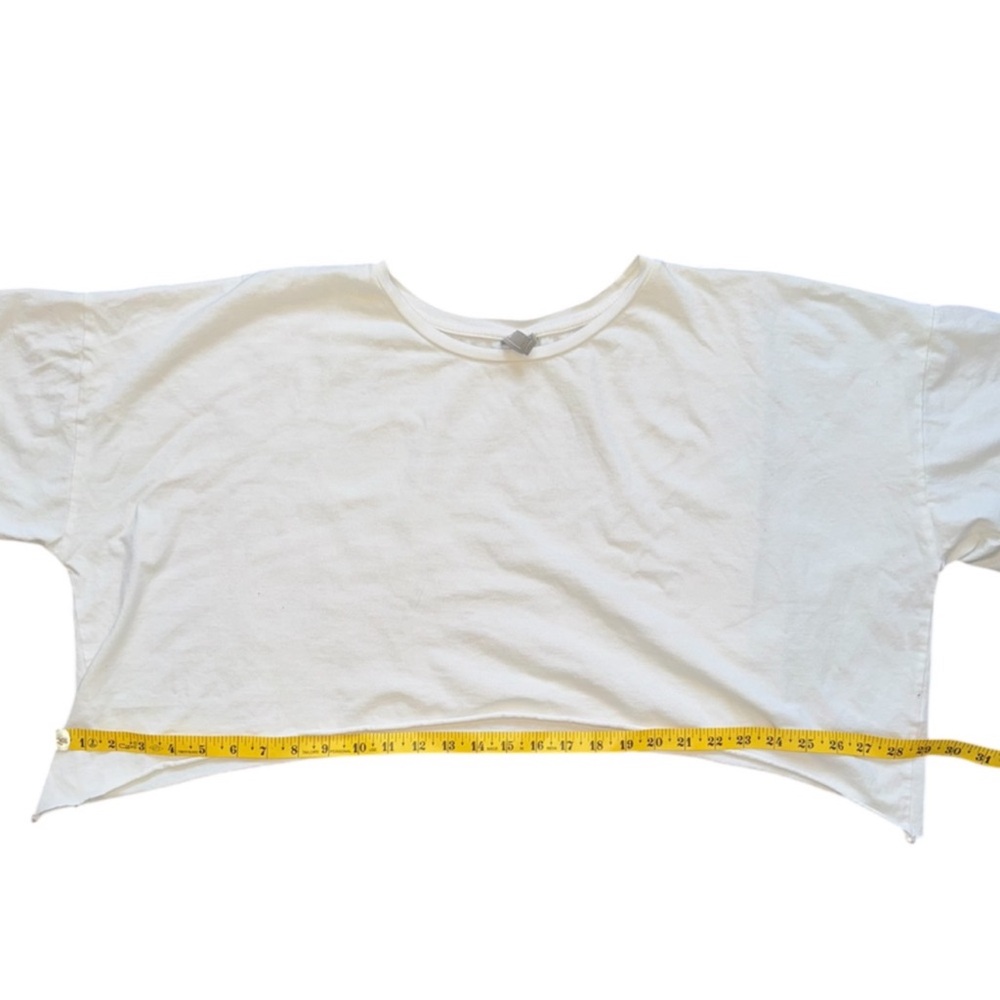 ASOS White Cropped Boxy Tee - Picture 6 of 10